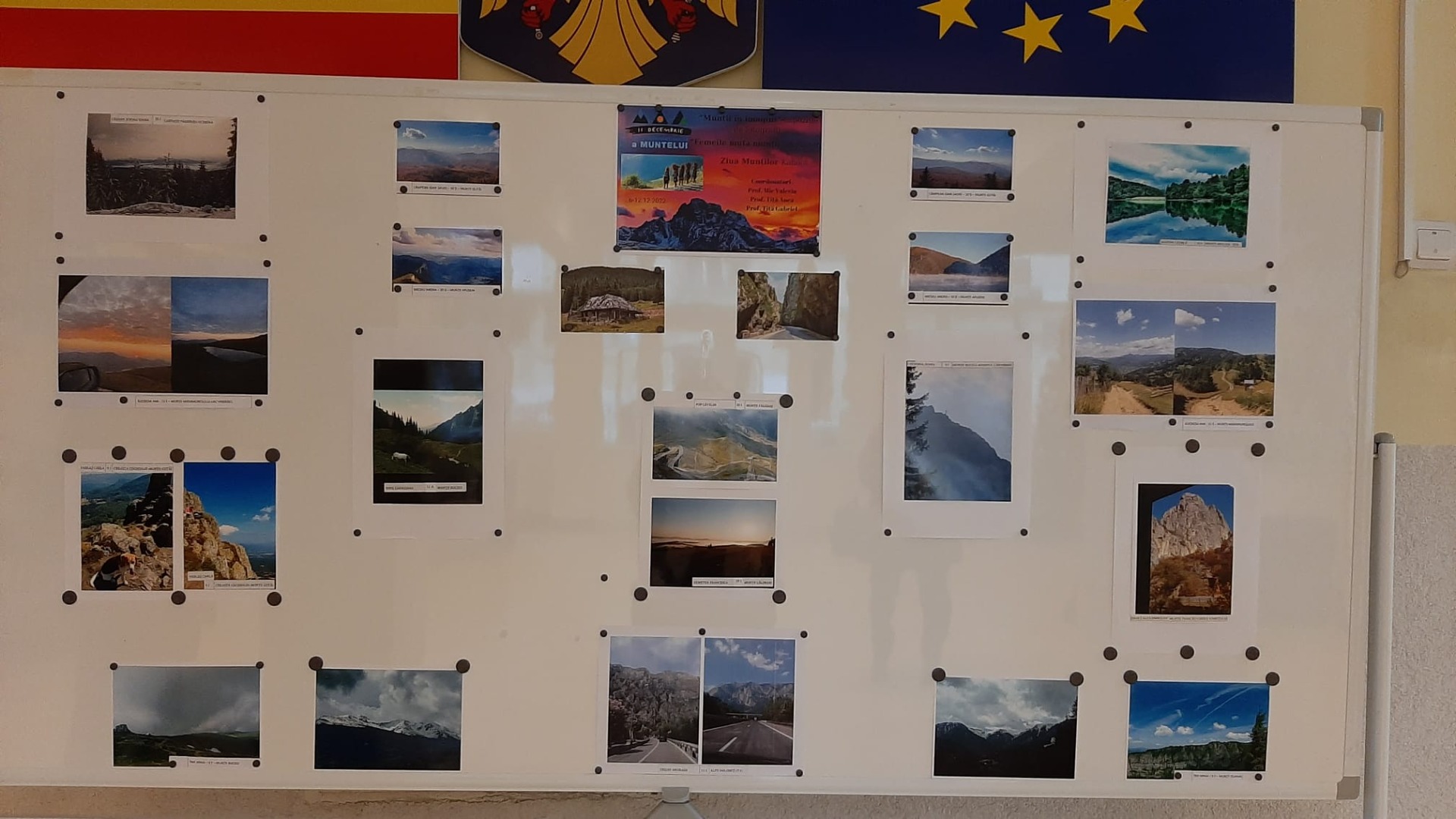 ”Munții în imagini”-expoziție de fotografii din albumele personale ale elevilor
